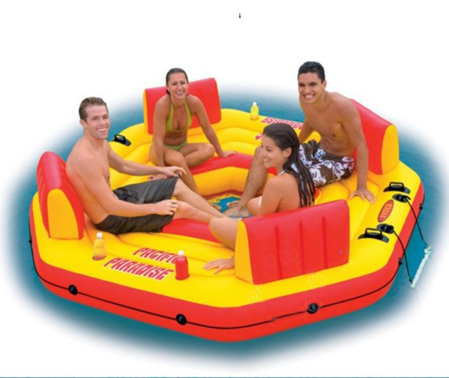 INTEX water sports Inflatable swimming float swimming ring water Float Seat large water toys Air Mattress inflatable water chair