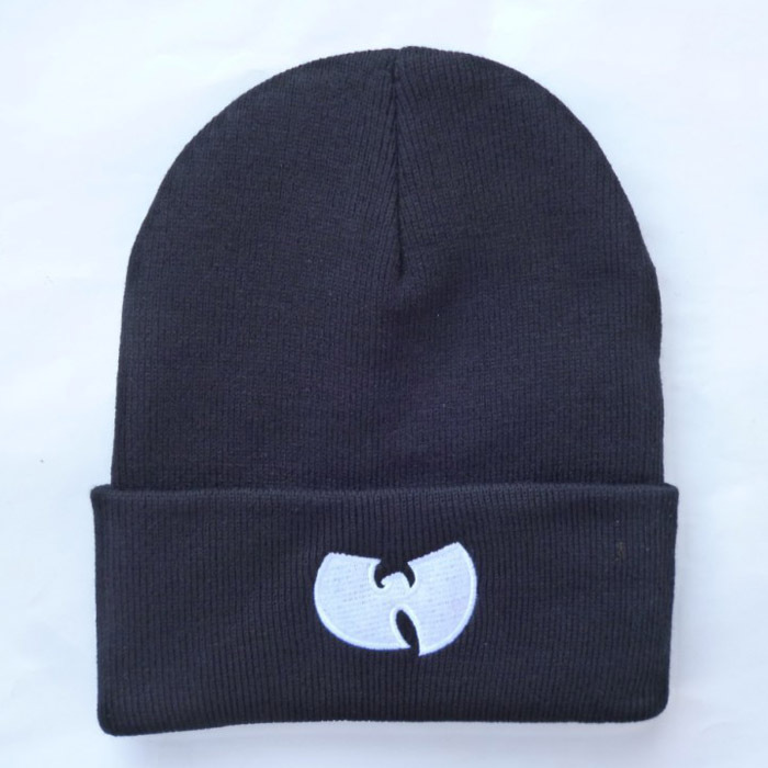 High Quality New Fashion Winter WU TANG CLAN Beanie Hats For Women Men Unisex Acrylic Black