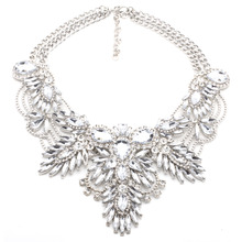 4 colors good quality NEW style Fashion Vintage Unique collar pendant Chunky Necklace Statement Jewelry for