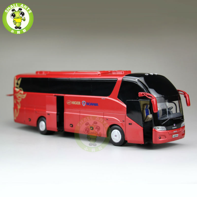 1:43 Scania A90 Bus Coach Models Gold Dragon Higer Bus ...