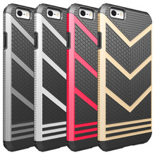 Thin rubber shock PC and TPU Hybrid Case fori Phone4 4S 5 5S 6 6S 6PLUS High quality housing cover mobile phone sets K003
