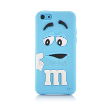 Soft silicone M M Fragrance Chocolate colorful Rainbow Beans phone case cartoon cover For iphone 5C
