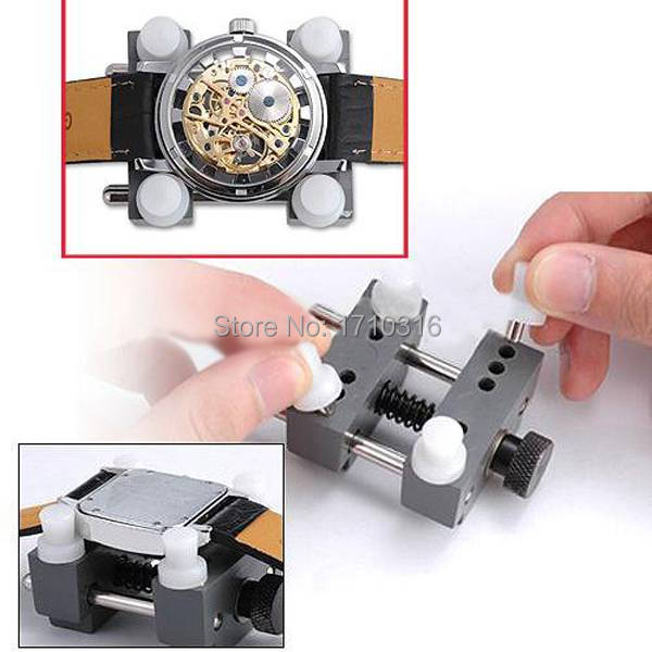 Best Price Portable Useful Watchmaker Mans Watch Repair Tool Back Case Holder Adjustable Opener Remover Excellent