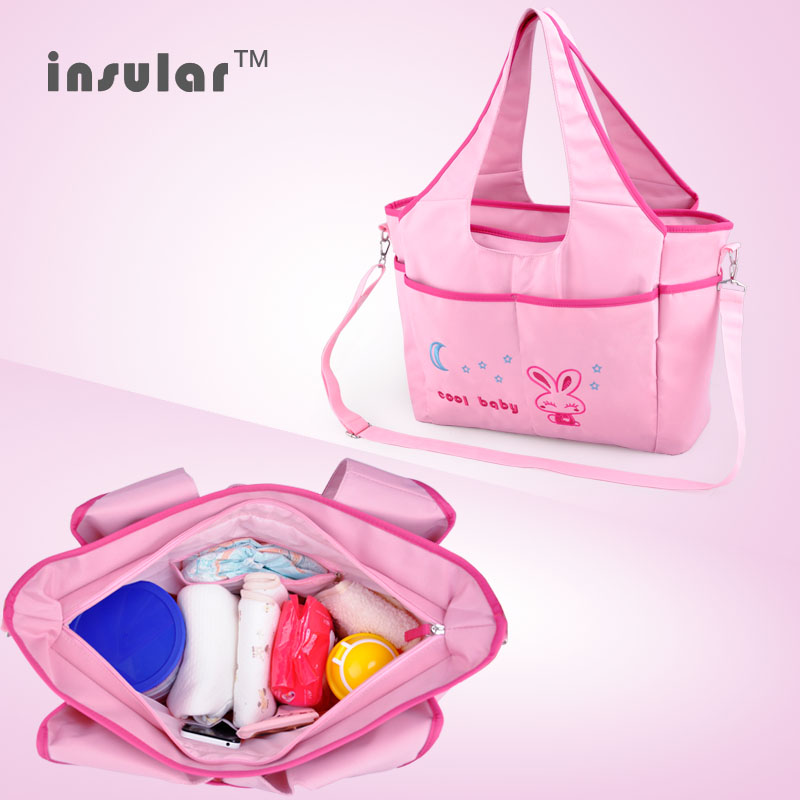 5 colors Tote Baby Diaper Shoulder Bags High Quality Multi Fuction Large Capacity Mummy Bags lady handbag Mother Baby Nappy Bags