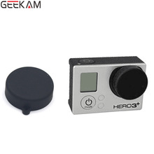 GEEKAM 1pcs Go pro Colorful Silicone lens cap Housing Protective Cover Protecter For Gopro Hero 3+/3/4 Action Camera accessories