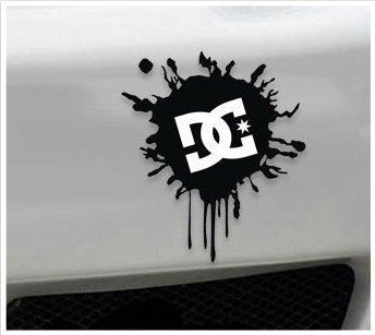 Car Decoration Ken Block DC Ink Logo Car Sticker And Decal for Toyota Ford Chevrolet Volkswagen
