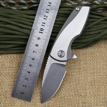 2015 el más nuevo XINZUO Anton Malyshev Gnome bolsillo plegable del cuchillo D2 hoja de acero inoxidable TC4 aleación de titanio envío gratis