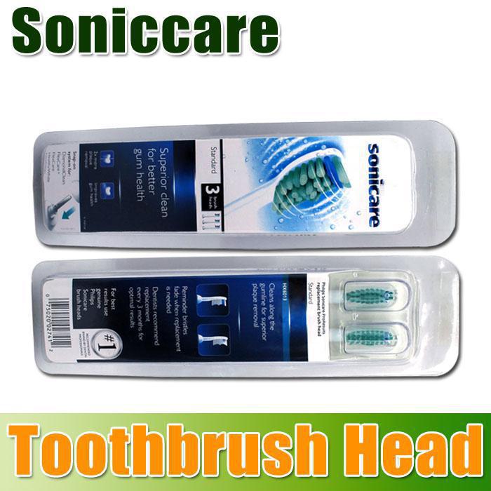  Sonicare Toothbrush Head packaging electric ultrasonic Replacement Heads For Phili Sonicare ProResults HX6013 3ps/pack