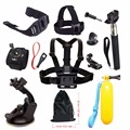 Accessories kit For Gopro hero 4 5 SJCAM SJ4000 Floating Bobber Chest Head Hand Mount Strap
