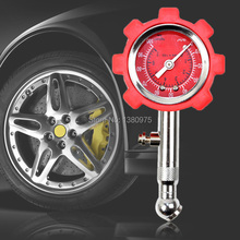 Súper ventas de alta precisión del coche Monitor de presión de neumáticos neumático de presión Gauge ( red )