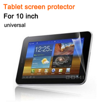 Free shipping Universal hd 10 lcd clear screen protective guard film protector for 10 inch tablet