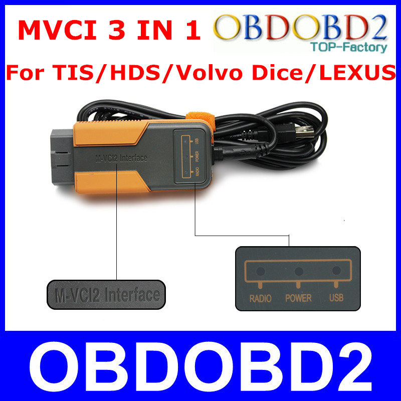   MVCI   TIS / HDS / Volvo  / LEXUS 3  1 -vci   M-VCI2    TIS Techstream