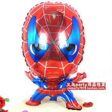 10 unids cartoon Spider Man Peter Parker papel de aluminio globos niños juguetes clásicos regalo la fiesta de cumpleaños decoración globos