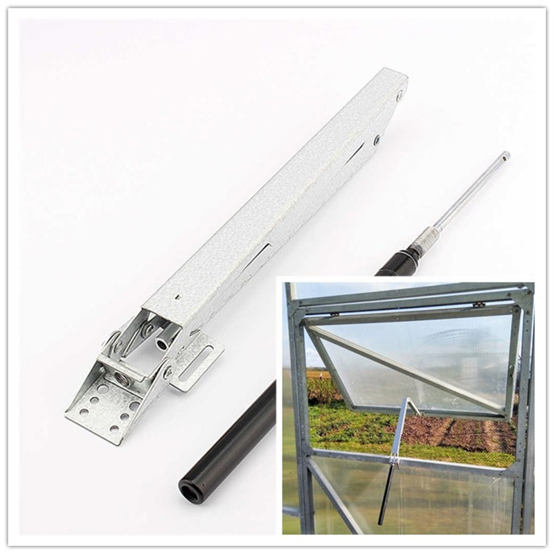 ALUMINUM Greenhouse Automatic Solar Heat Sensitive Automatic Window Roof Opener Invernadero Automatic Window Opener ALUMINUM Greenhouse Automatic Solar Heat Sensitive Automatic Window Roof Opener Invernadero Automatic Window Opener