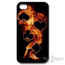 playing cards Protector back skins mobile cellphone cases for iphone 4/4s 5/5s 5c SE 6/6s plus ipod touch 4/5/6