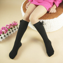 free size 2~8 year Old Toddler kids Children Reseau Cotton Socks Bowknot Knee high Baby Socks Princess Socks F26
