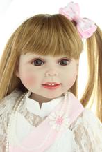 18 inches American girl standing  Vinyl NPK doll Journey Girl fashionable boneca  brinquedos New Year present great girl gift
