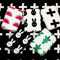 Baby Blanket newborn fleece Black White Rabbit Cross kids bedding Sofa Cobertores Mantas BedSpread Bath Towels