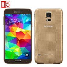 Original Samsung Galaxy s5 Mobile Phone Android Cell Phone 16MP 2 MP Camera 5.1″Touchscreen Quad Core Refurbished Wi-Fi GPS