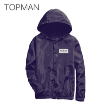 2016 New Arrival Fashion Jacket Simple Design Brand Clothing Windbreaker Bomber Jacket Casual Polyester Plus Size XS-XXL 5Colors