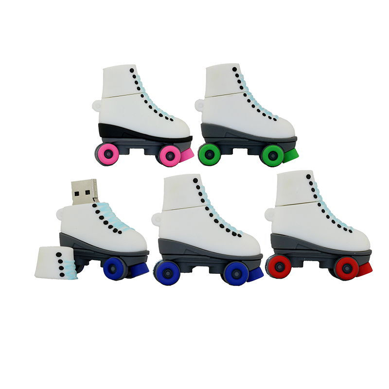 Gifts flash drive pendrive usb flash Roller skates usb stick Usb2 0 usb flash drive 64gb