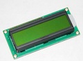 Free Shipping high quality 5pcs lot 1602A yellow green LCD screen Black Character 5V with backlight
