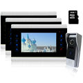 Homefong high tech video door phone 7 0 inch 24 hours monitor metal outdoor camera waterproof