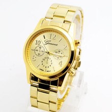 2016 New Arrive Fashion Promotion Geneva Brand Business Watch Men Women Dress Quartz Wristwatches G05 HAI