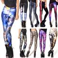 Hot Sexy Digital 3D Printed All Match Leggings Summer Spring Harajuku Finess Women Sports Leggins Creative