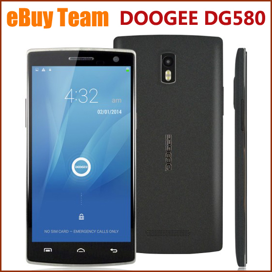Original Doogee DG580 5 5Inch MTK6582 Quad Core 1 3GHz Smartphone Android 4 4 1G RAM