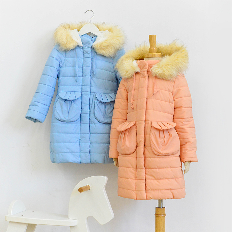 New Baby Girls Winter Coat 2015 Kids Jackets Cotto...