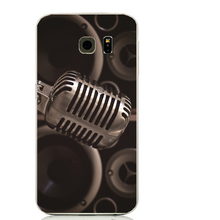 Retro nostalgia Microphone Speaker design phone cover For Samsung Galaxy S4 S3 S5 S6 S7 edge g9200 g9350 hard case