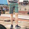 New Brand Men Shorts Slim Fit High Quality Cotton Casual Print Fashion Man Chino Short Free