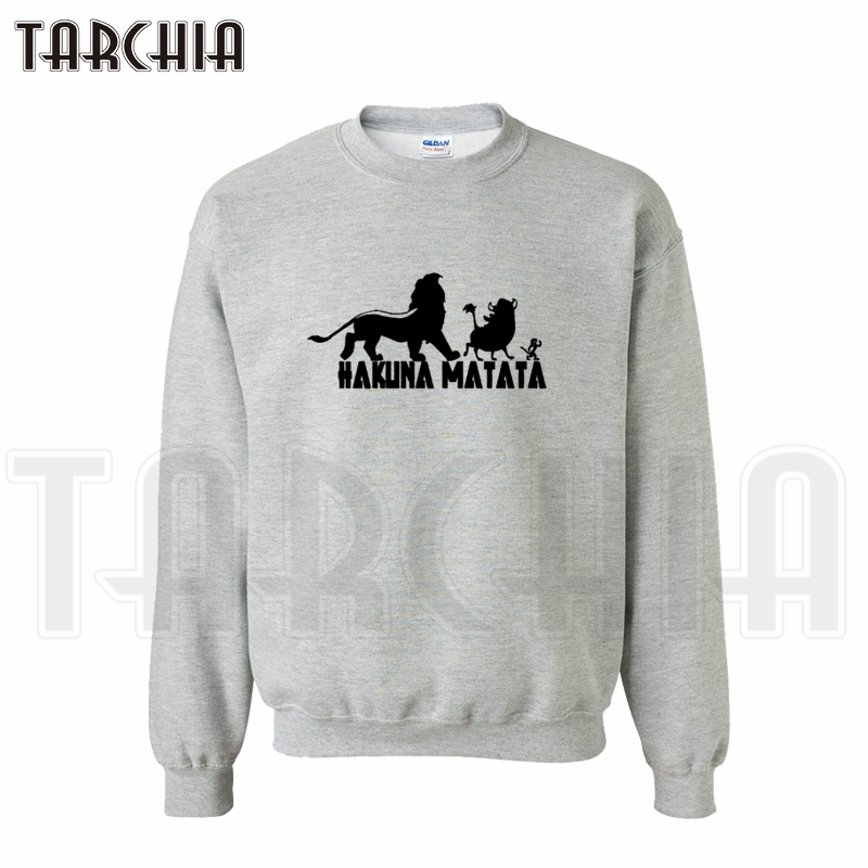 TARCHIA 2016 Free Shipping fashion lovely font b sweatshirt b font personalized Simba Timon Pumbaa man