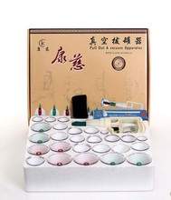 30 Cups Chinese Massage Treatment Relaxation Pull out A Vacuum Apparatus Vacuum Cutem Magentic Cupping Set
