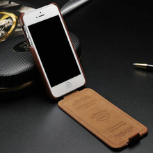 Vintage Flip PU Leather Case for iPhone 5 5S 5G Luxury Phone Bag Cover New 2015