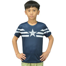 Children Unique Marvel Captain America T Shirts Super Hero Design Kids Top T Shirt Ringer Captain America Boys T-shirts Captain
