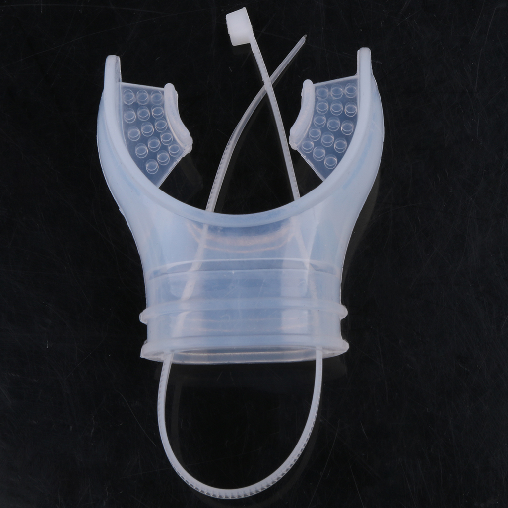 Non-toxic Silicone Dive Tube Snorkel Bite Mouthpiece Diving Regulator TSECUS 