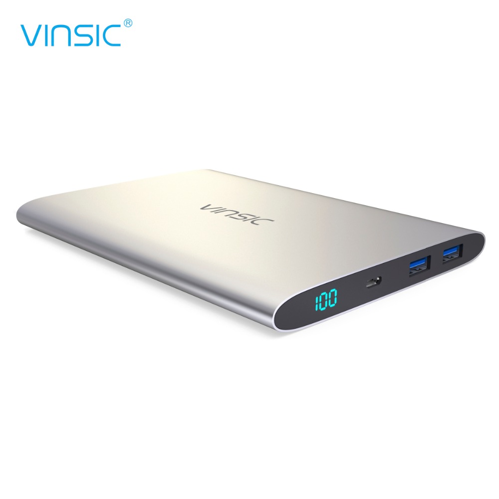Vinsic ALEN P202 20000mAh Power Bank Dual USB External Battery Charger Universal Aliexpress 1 selling Charging