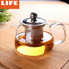 Newest 1000ml Handwork Teapot Heat Resistant Glass Tea Set Filter Tea Pot Infuser Tea Pots Stainless Steel Drinkware Coffee Sale