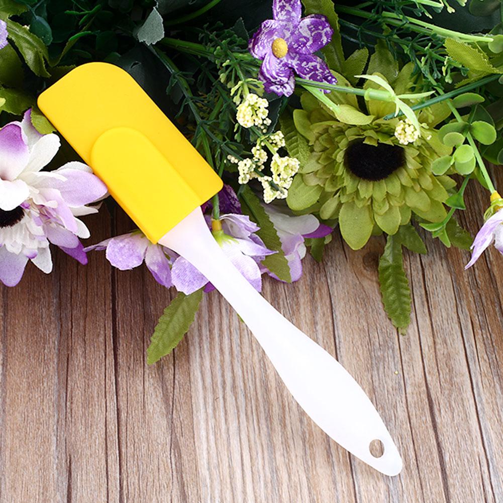 Kitchen Silicone Cake Spatula Brush Butter Cream Scraper Smoother Baking Utensil Tool DIY High Quality