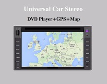 DHL Free Shipping 6.2″ Touch Screen Universal Car Stereo Video 2 din Windows CE 6.0 DVD Player FM AM RDS Bluetooth USB SD TV GPS
