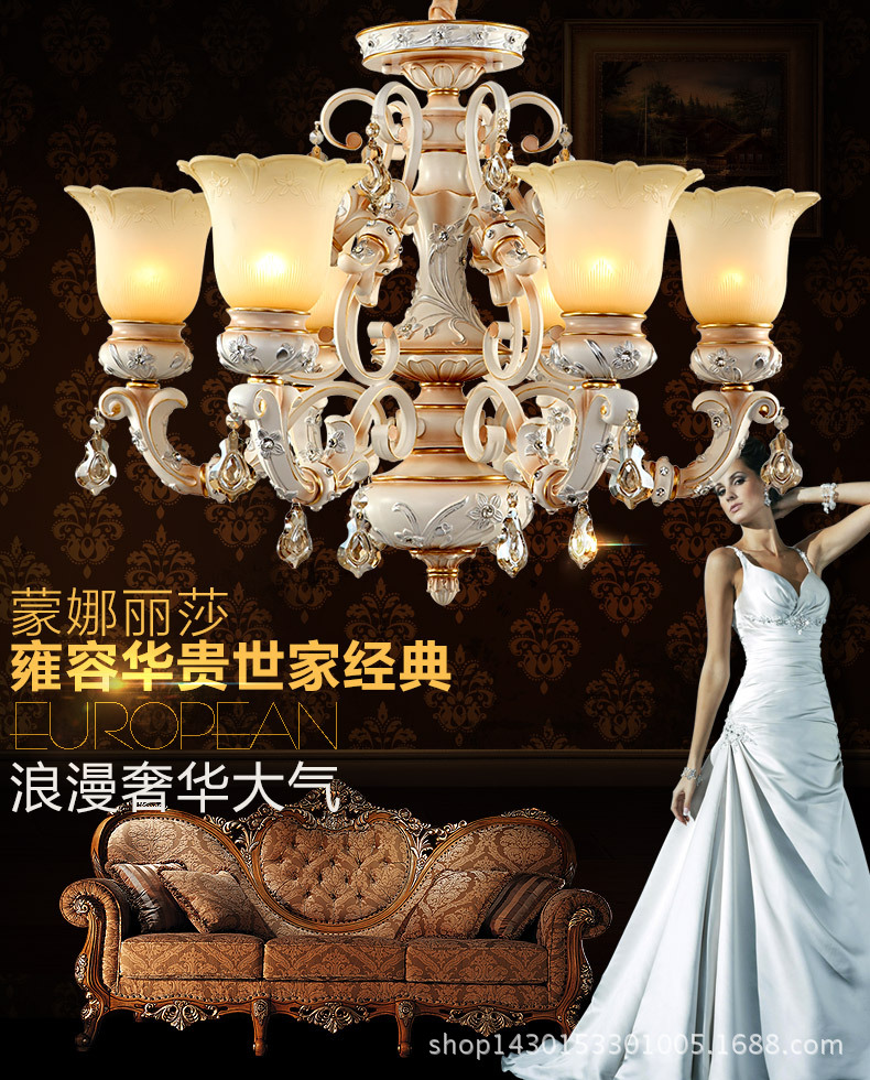 Painting European 2015 Vintage european 6/8 chandelier classical Resin vintage New Chandelier Painting European 2015 Vintage european 6/8 chandelier classical Resin vintage New Chandelier