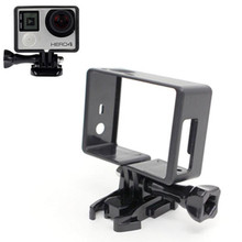 Plastic Standard Protective Frame for Go Pro Accessorise Border Quick Release Buckle Mount Base Screw For Gopro 4 3+ Hero 3 Case