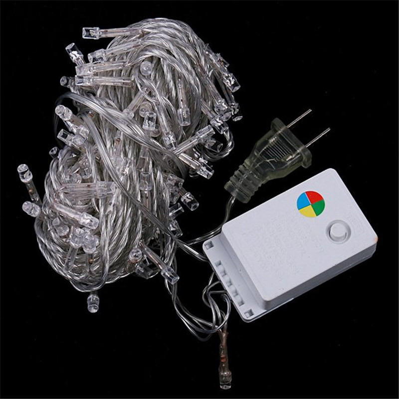 Multicolour 100 LED String Light 10M 220V/110V Decoration Light for Christmas Party Tree Wedding ...