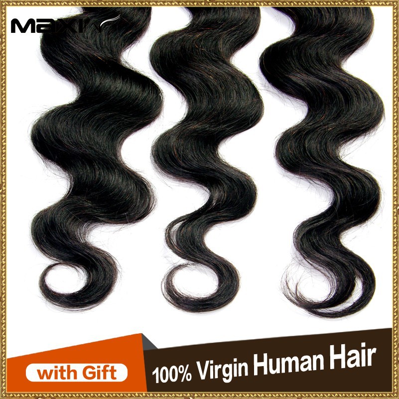 Prom Queen Hair Products 6A 3Pcs Lots Brazilian Virgin Hair Body Wave Brazilian Human Hair Weaves Bundles Brazilian Body Wave