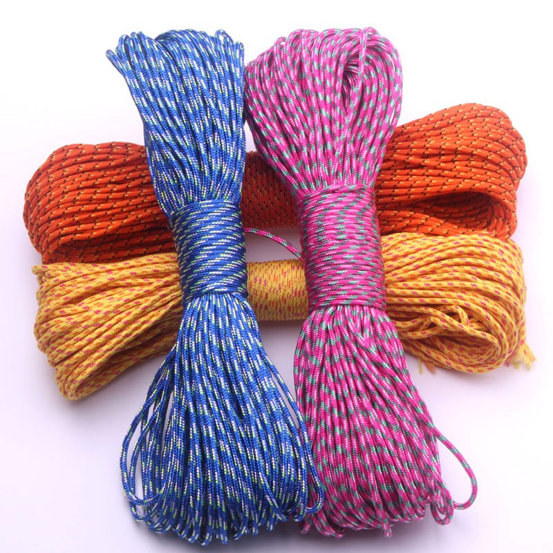 Description Picture 4 of itemParacord 2mm 100 FT one stand Cores Paracord Rope Cuerda Escalada Paracorde Bracelets Paracord Cord For Jewelry Making