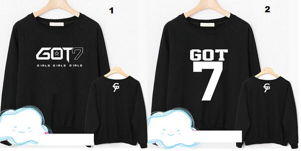 Korea popular group got7 GOT7 hoodie unisex Black ...