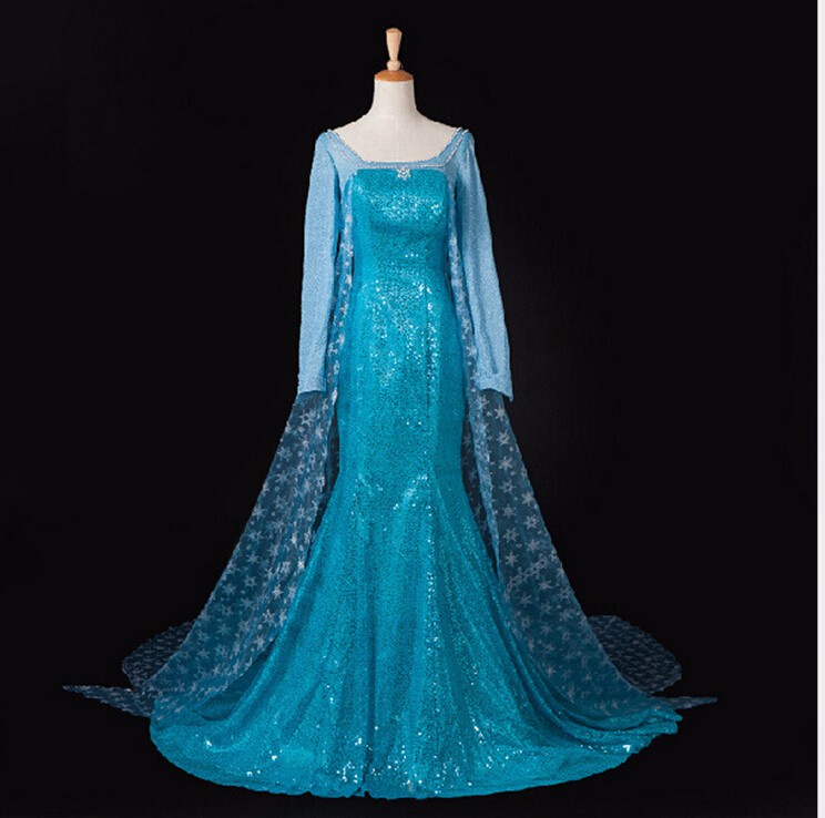 Wholesale Elsa Costume Women Adult Ice Queen Adult Princess Elsa