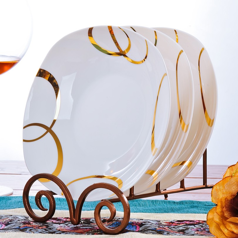 Description Picture 4 of item46pcs Dinnerware Set Jingdezhen Ceramic Tableware Avowedly China Tableware Dishes Plates Bowls